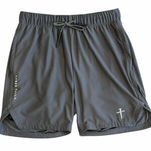 THREE NAILS Men's Pro-Tech Liner Short Space Grey Size Medium
